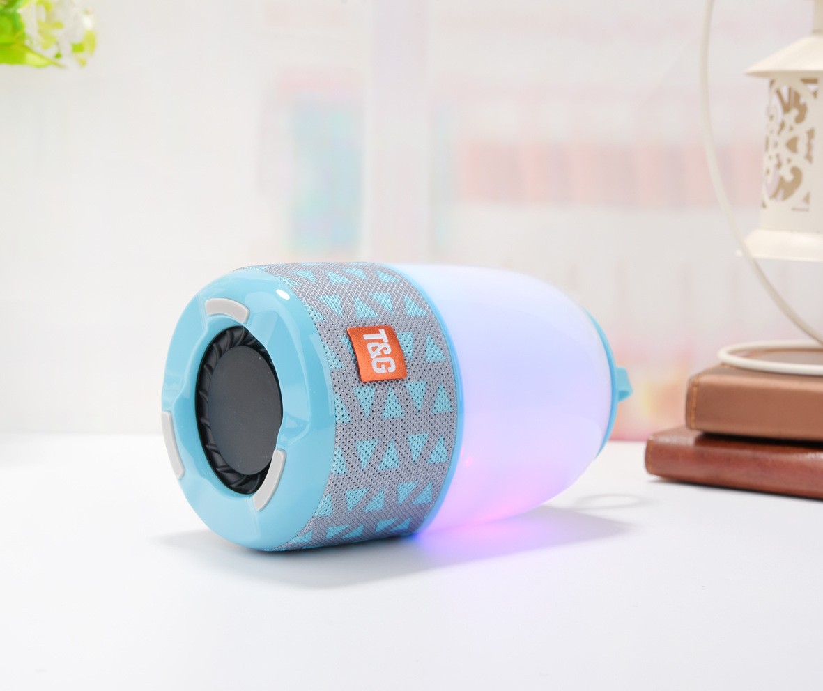 Φορητό Ασύρματο Ηχείο Bluetooth με LED Φωτισμό & FM Ραδιόφωνο - Portable Wireless Speaker